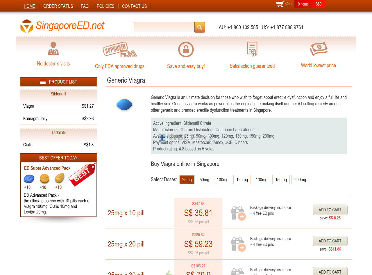 Singaporeed.net Online Pharmaceutical Shop