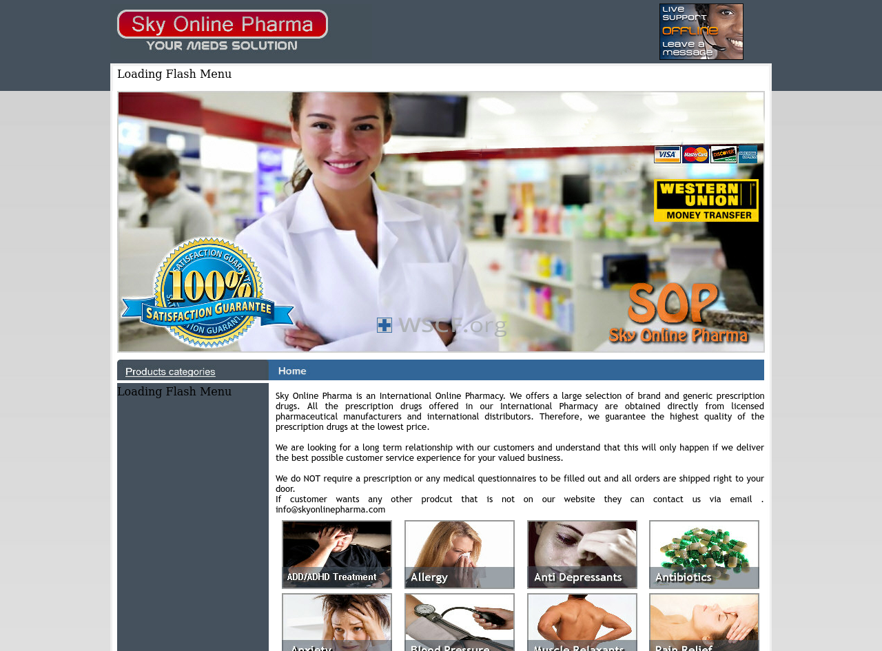 Skyonlinepharmacy.com No Prescription Online Drugstore