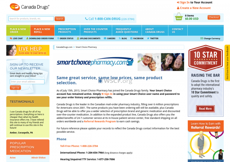 Smartchoicepharmacy.biz Overseas On-Line Pharmacy