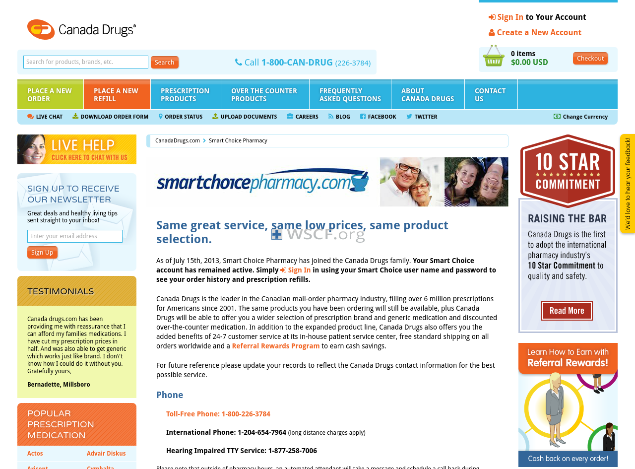 Smartchoicepharmacy.com Big Choice ED Drugs