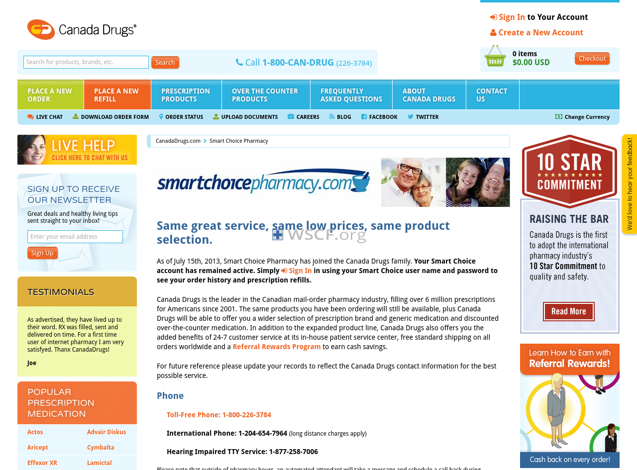 Smartchoicepharmacy.us Special Offer And Discounts