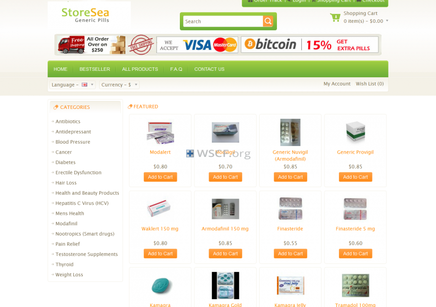 Storesea.net Internet Drugstore