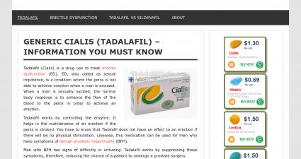 Tadalafilcialis.com Canadian HealthCare