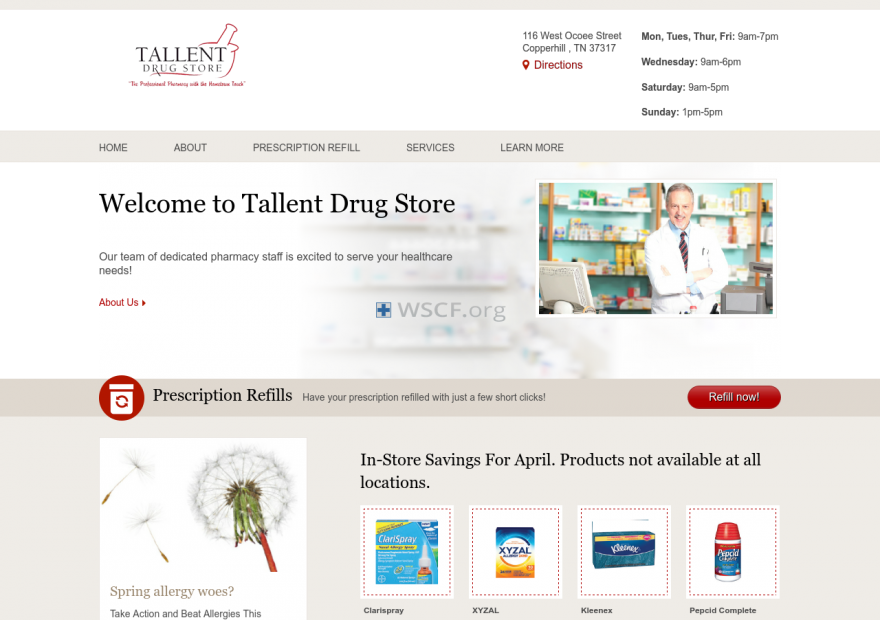 Tallentdrugstore.com Order Prescription Drugs Online With No Prescription