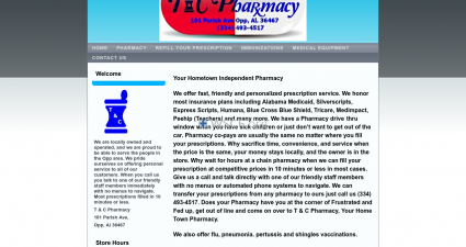Tandcpharmacyinc.com Internet Drugstore