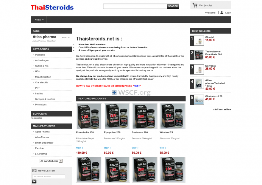 Thaisteroids.net Online Offshore Pharmacy