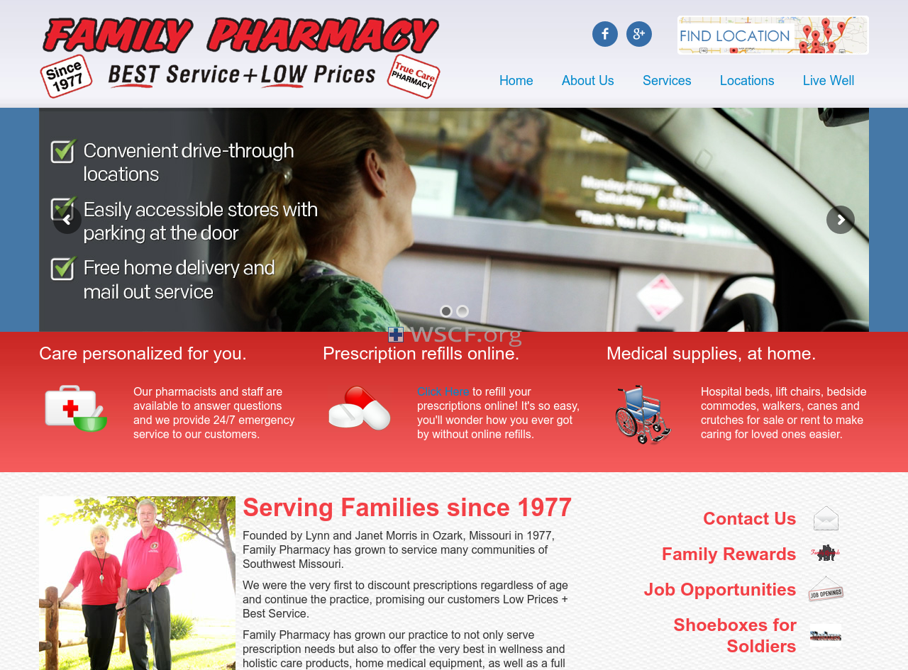 Thefamilyrx.com Drug Store Online