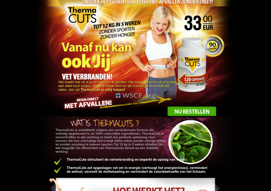 Thermacuts.nl Web’s Drugstore