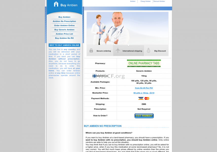 Tobuyambien.com Best Online Pharmacy