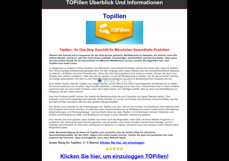 Topillen.org Web’s Pharmacy