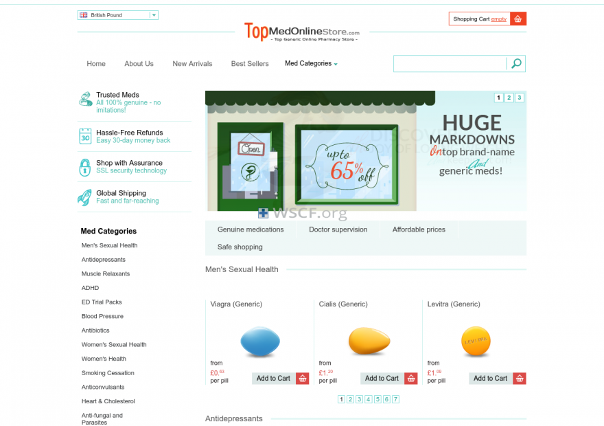 Topmedonlinestore.com Internet Drugstore