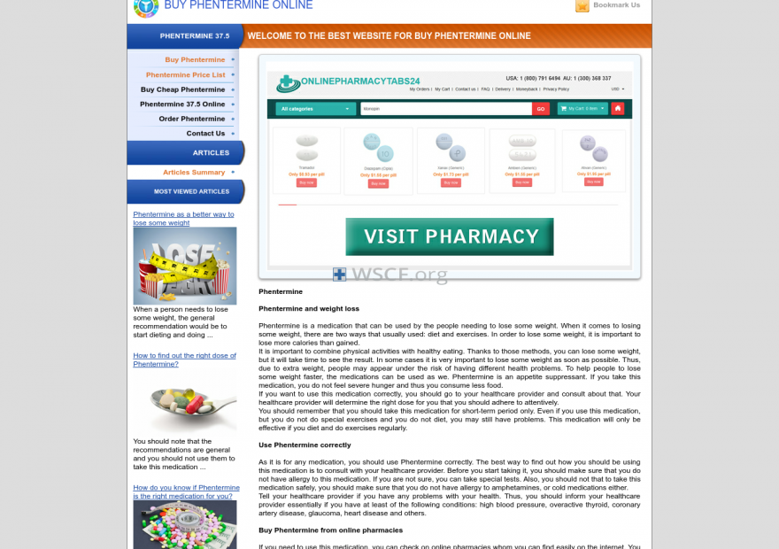 Topphentermineonline.com Brand And Generic Drugs
