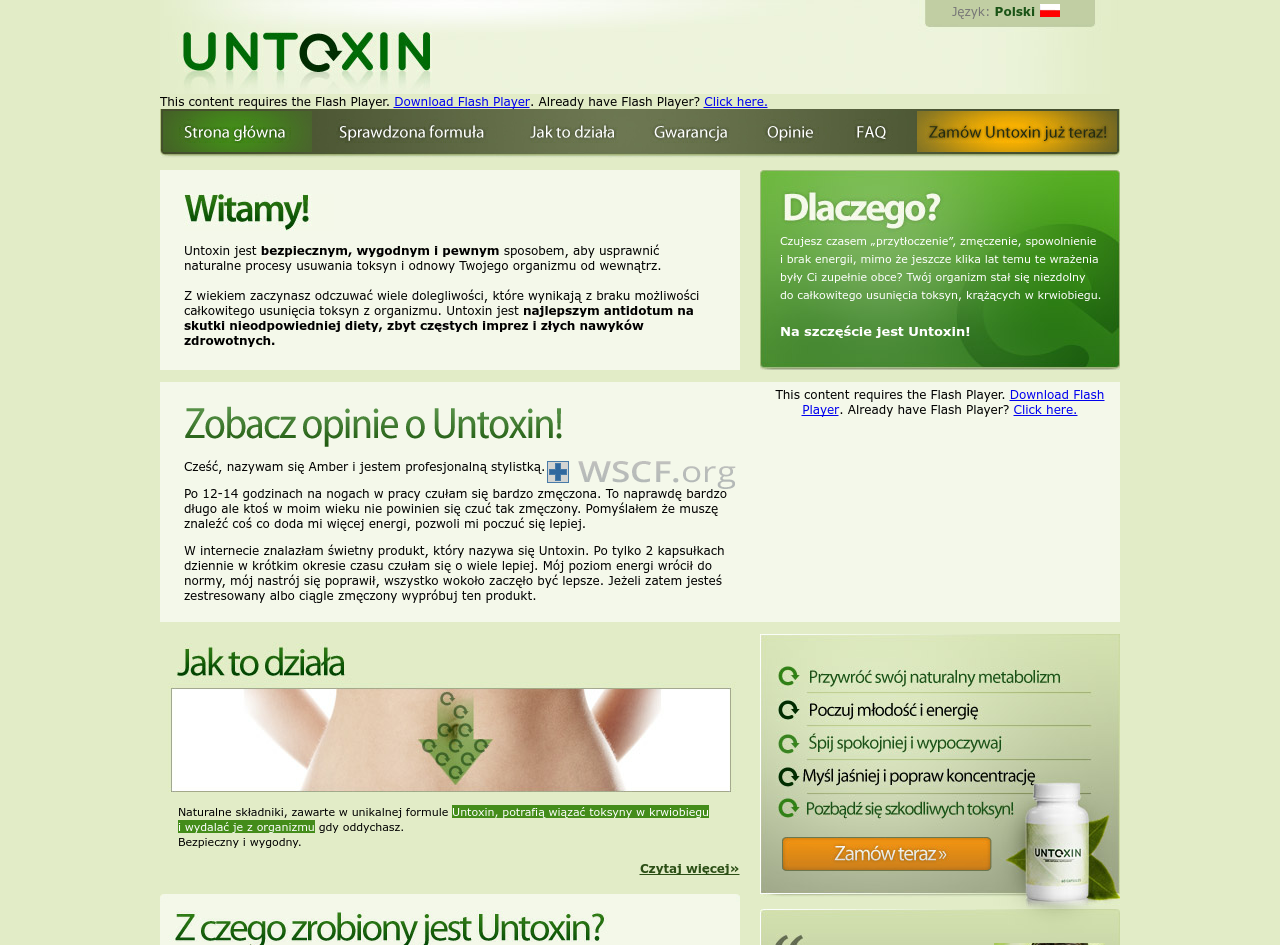 Untoxin.pl Save Your Time