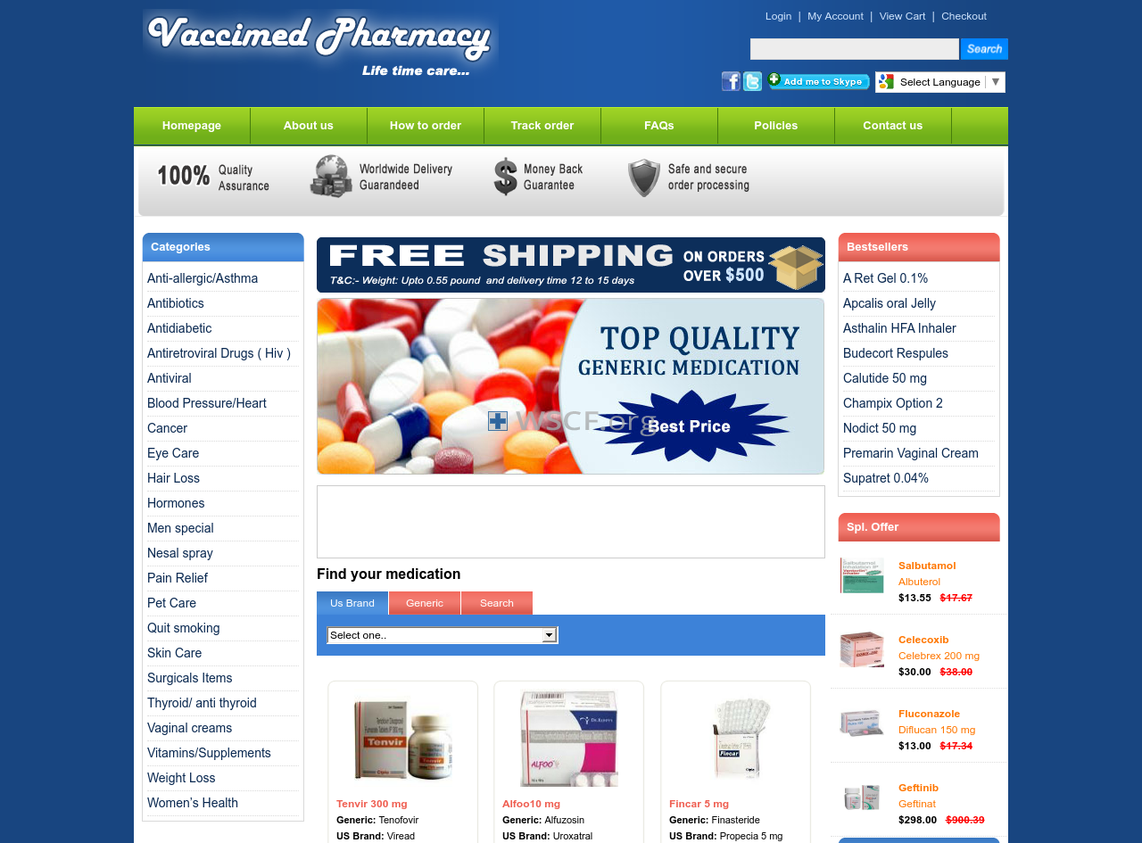 Vaccimedpharmacy.com Drugstore