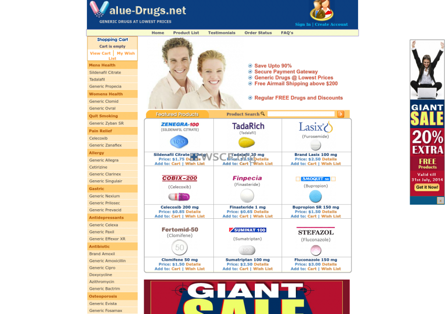 Value-Drugs.net Overseas Discount Drugstore