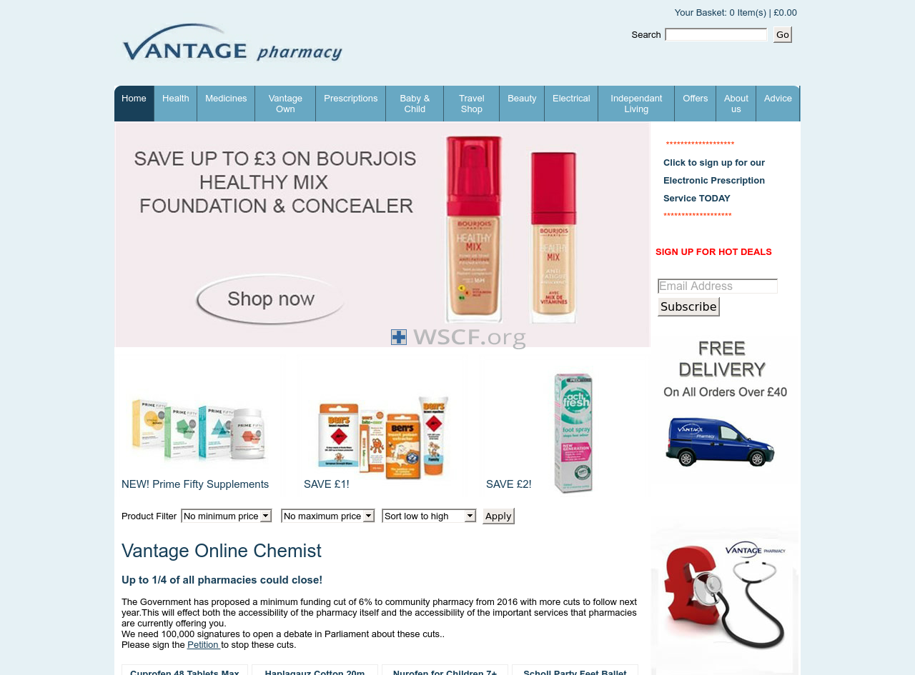 Vantagechemist.co.uk Online Canadian Pharmacy