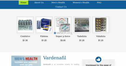 Vardenafilstore.com Big Choice Generic Drugs