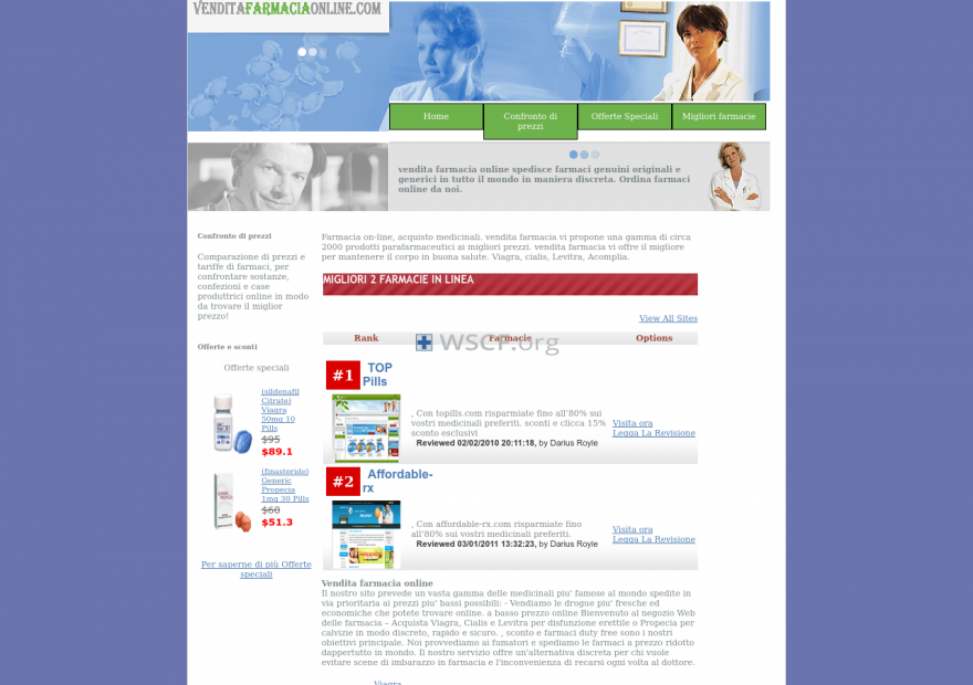 Venditafarmaciaonline.com Best Online Pharmacy in U.S.