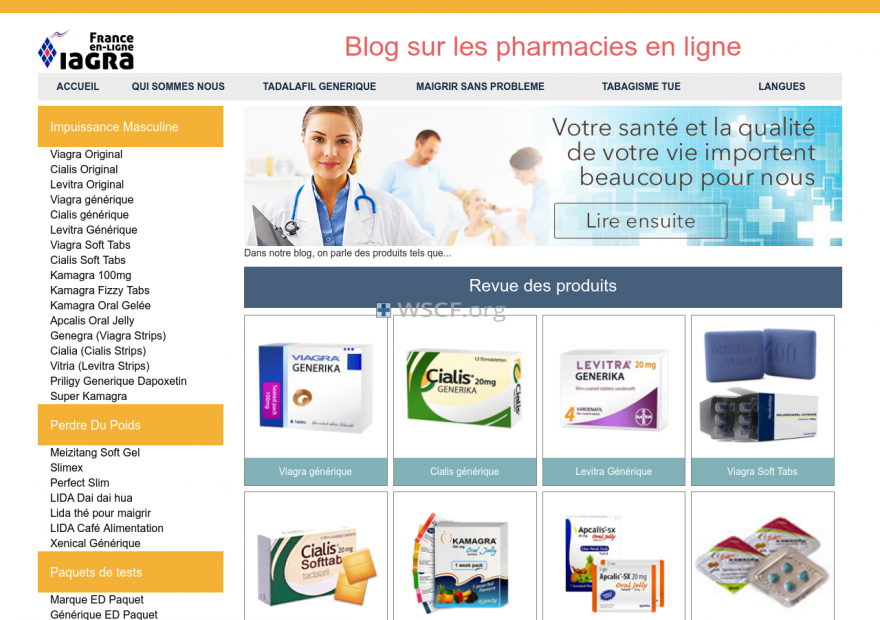 Viagra-En-Ligne-France.net Overseas Internet Drugstore