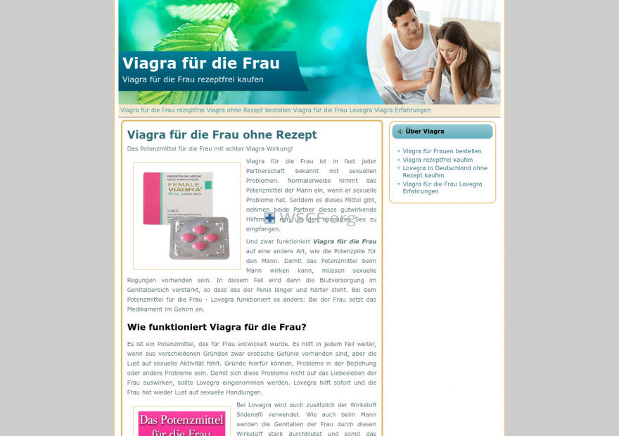 Viagra-Fuer-Die-Frau.com Mail-Order Pharmacy