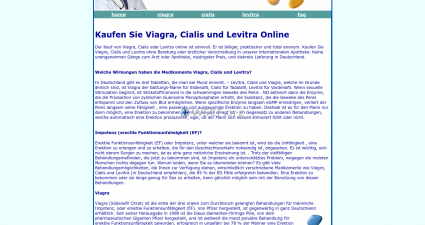 Viagracialislevitra.de Website Drugstore