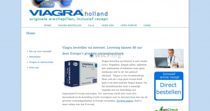 Viagraholland.nl Great Web Drugstore