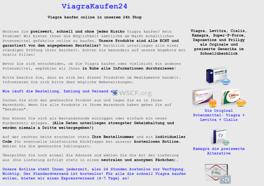 Viagrakaufen24.org No Prescription Internet DrugStore