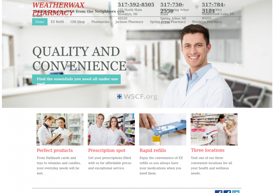 Weatherwaxpharmacy.com Web’s Pharmacy