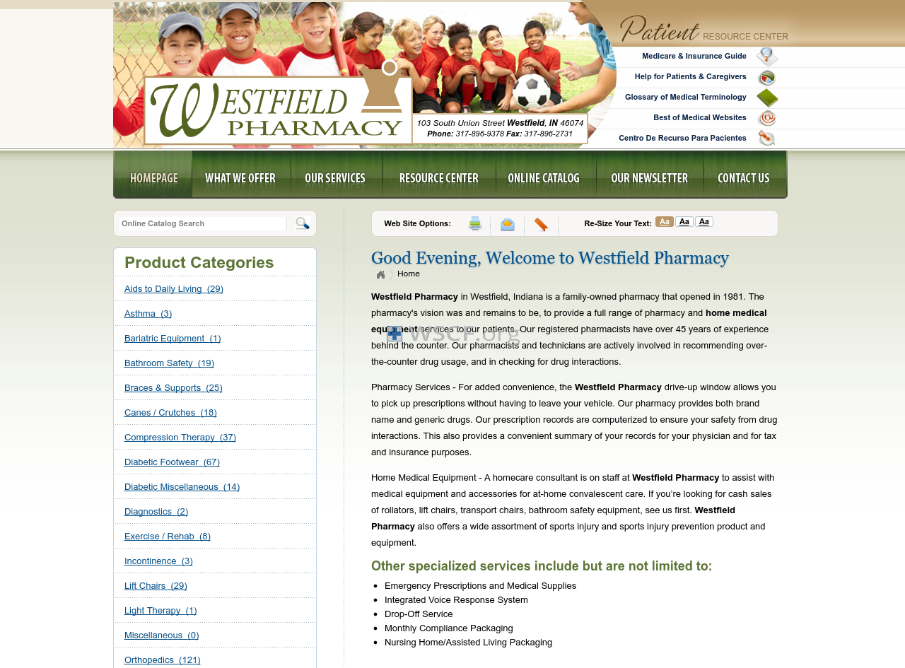 Westfieldpharmacy.net Drug Store