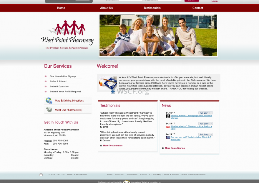 Westpointpharmacy.com The Internet Pharmaceutical Shop