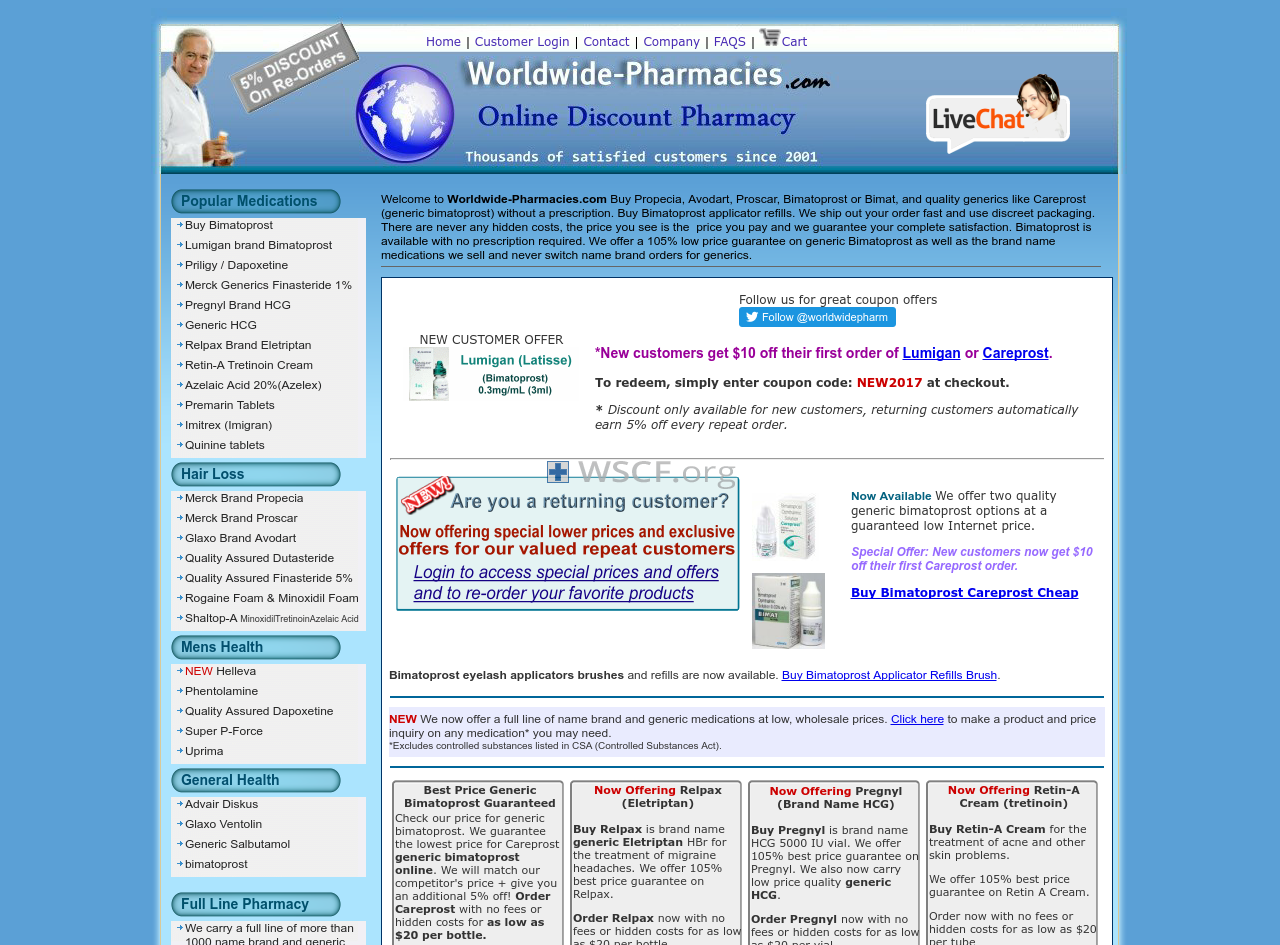 Worldwide-Pharmacies.net Drug Store