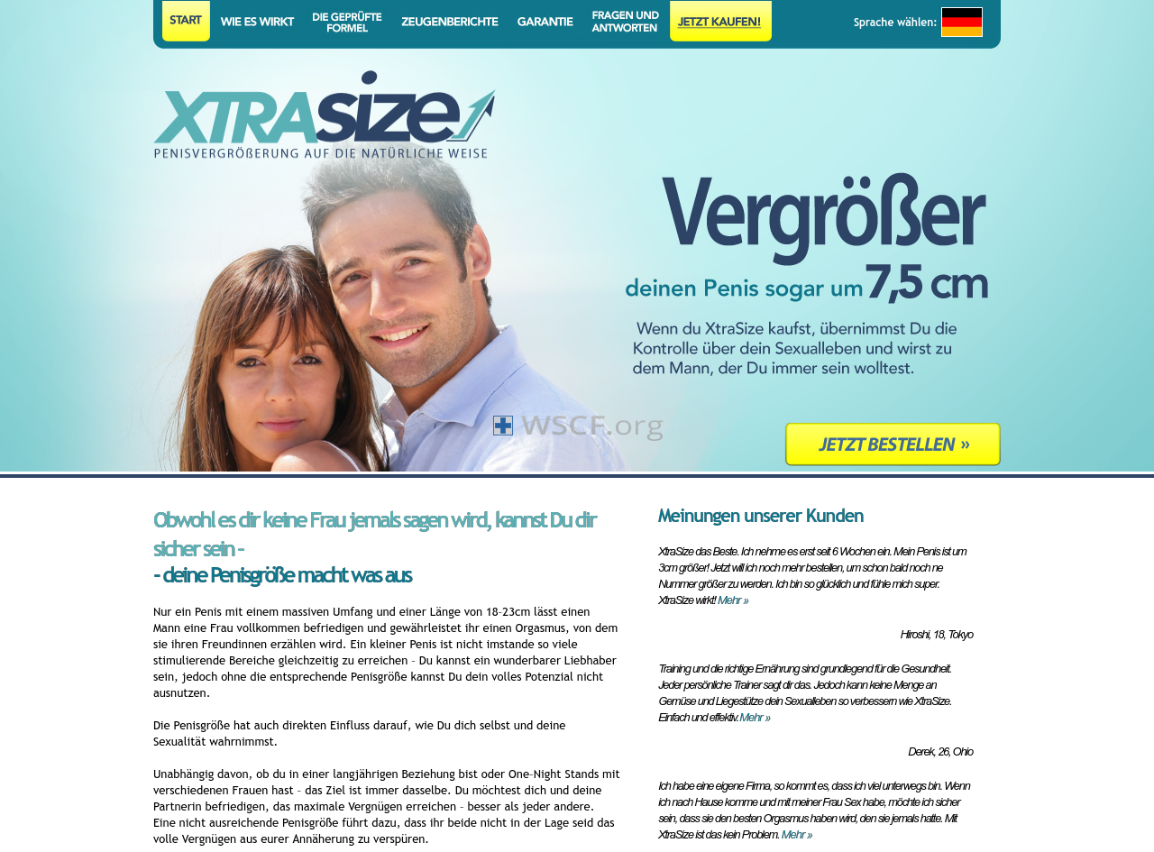 Xtrasize.de Coupon code