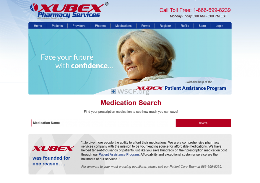 Xubex.com Confidential online Pharmacy.