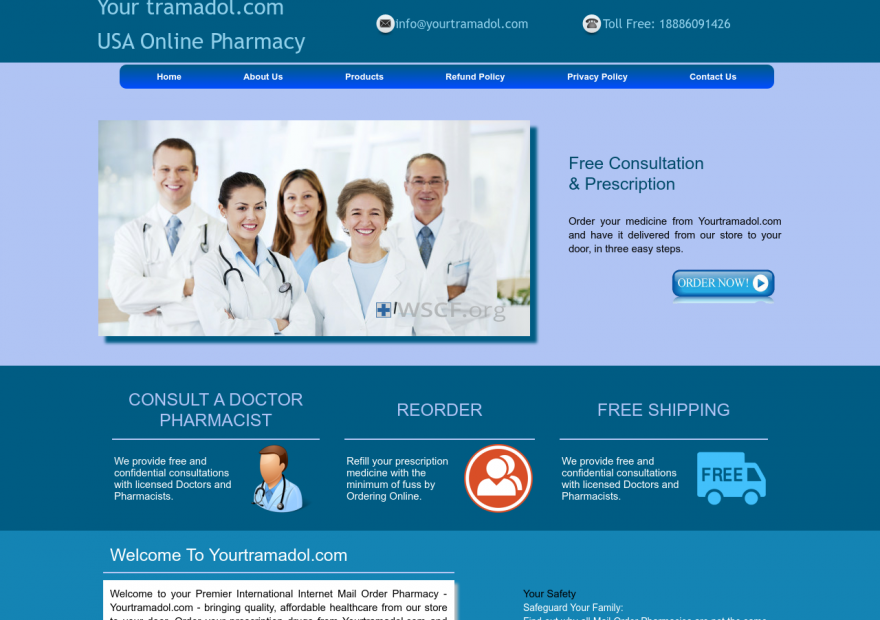 Yourtramadol.com Overseas Discount Drugstore