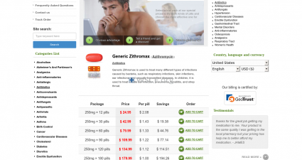 Zithromax.name Leading Online Pharmacy