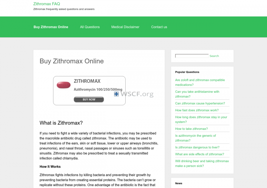 Zithromaxfaq.com #1 Pharmacy